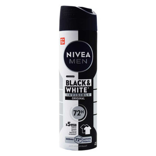 اسپری ضدتعریق مردانه نیوآ Invisible Black & White حجم 150 میلیلیتر