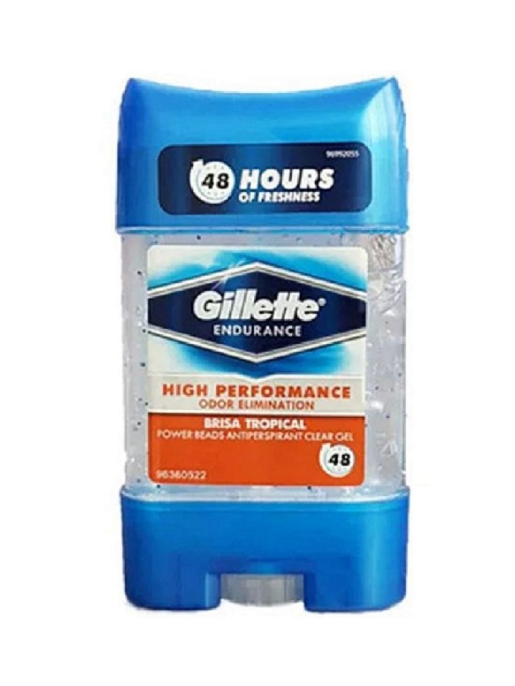 ژل ضدتعریق دانه دار مردانه ژیلت Endurance High Performance Brisa Tropical حجم 75 میلی‌لیتر(Orginal)