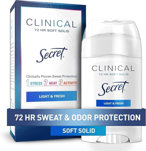 استیک ضدتعریق زنانه سیکرت کلینیکال (Secret Clinical) 45 گرم مدل Light & Fresh
