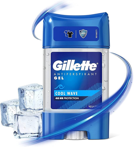 ژل ضدتعریق مردانه ژیلت Antiperspirant Gel Cool Wave حجم 70 میلیلیتر