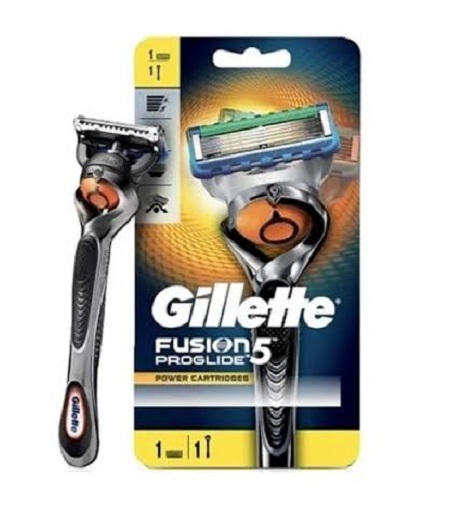 خودتراش مردانه ژیلت فیوژن 5 پروگلاید پاور (Gillette Fusion5 ProGlide Power) – دسته + ۱ تیغ