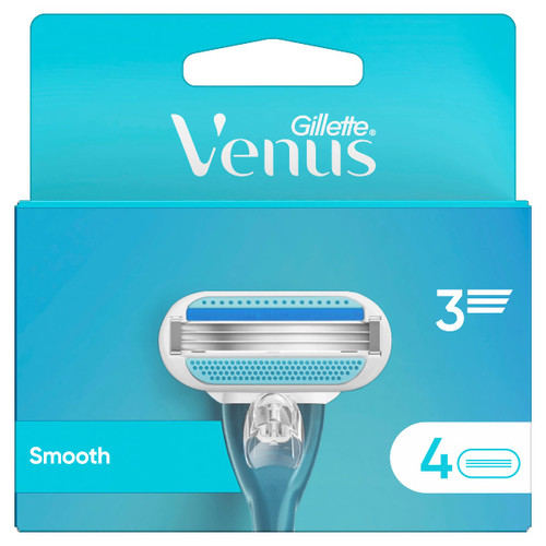 تیغ یدک ژیلت ونوس Smooth – بسته ۴ عددی