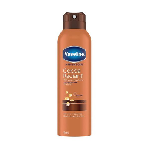 اسپری لوسیون بدن وازلین Cocoa Radiant – میلیلیتر 190