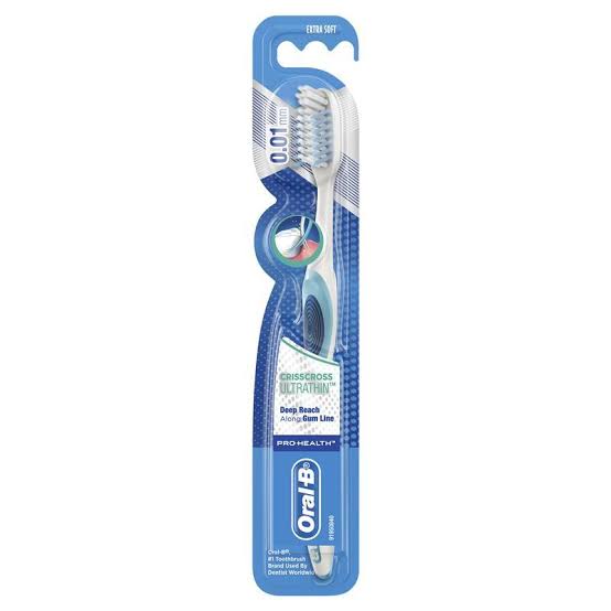 مسواک دستی اورال بی CrissCross Action Ultra Thin Sensitive