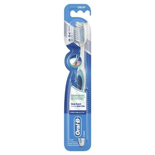 مسواک دستی اورال بی CrissCross Action Ultra Thin Sensitive