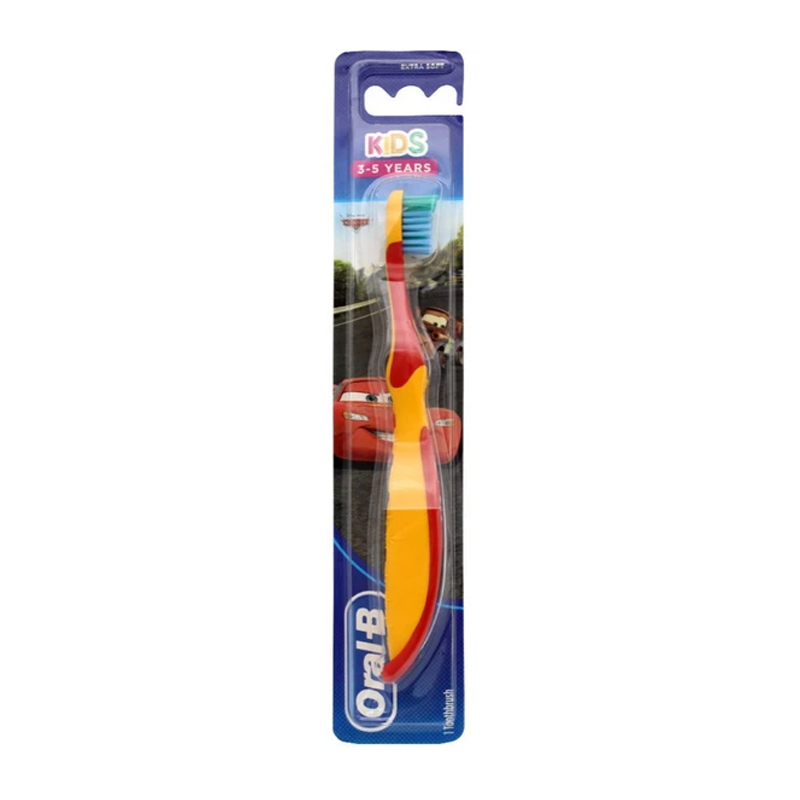 مسواک کودک اورال بی Kids Cars Extra Soft 3+ Years