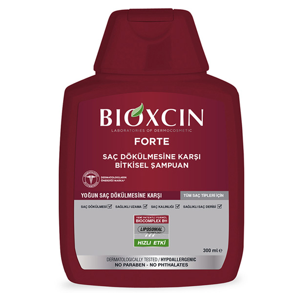 شامپو Bioxcin Forte ضد ریزش شدید مو – 300 میلی‌لیتر