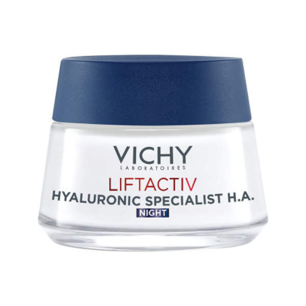 کرم شب ضد چروک و آبرسان ویشی Liftactiv Hyaluronic Specialist H.A. –  میلی‌لیتر 50