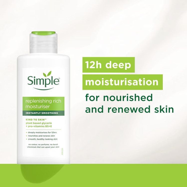 کرم مرطوبکننده غنی سیمپل Kind to Skin Replenishing Rich Moisturiser – میلیلیتر 125