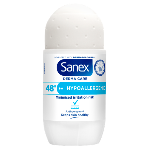 رول ضد تعریق سنکس Derma Care Hypoallergenic 48 ساعته – 50 میلیلیتر