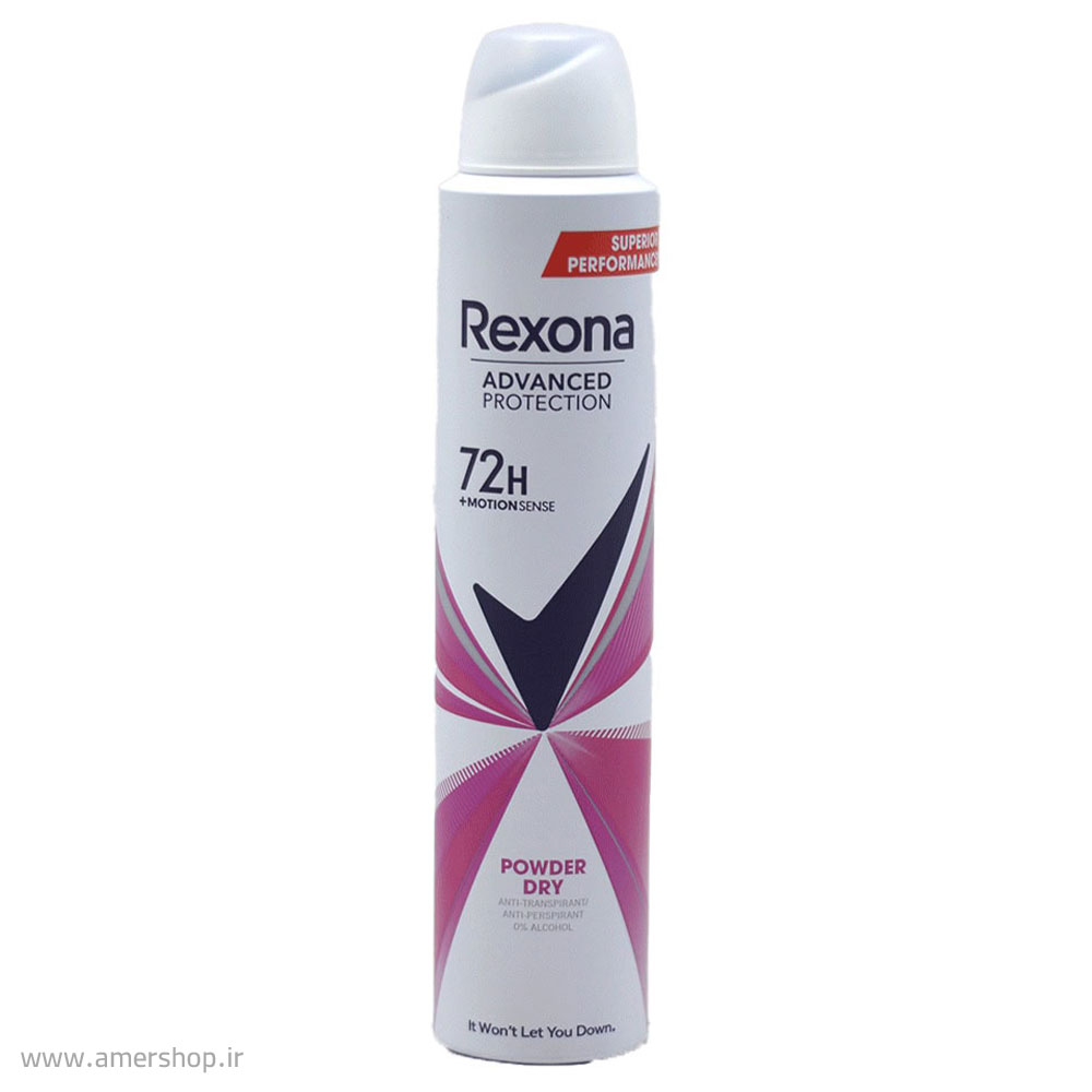 اسپری ضد تعریق زنانه رکسونا Advanced Protection Powder Dry –  میلی‌لیتر 200