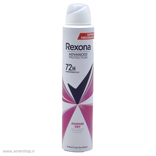 اسپری ضد تعریق زنانه رکسونا Advanced Protection Powder Dry – میلیلیتر 200