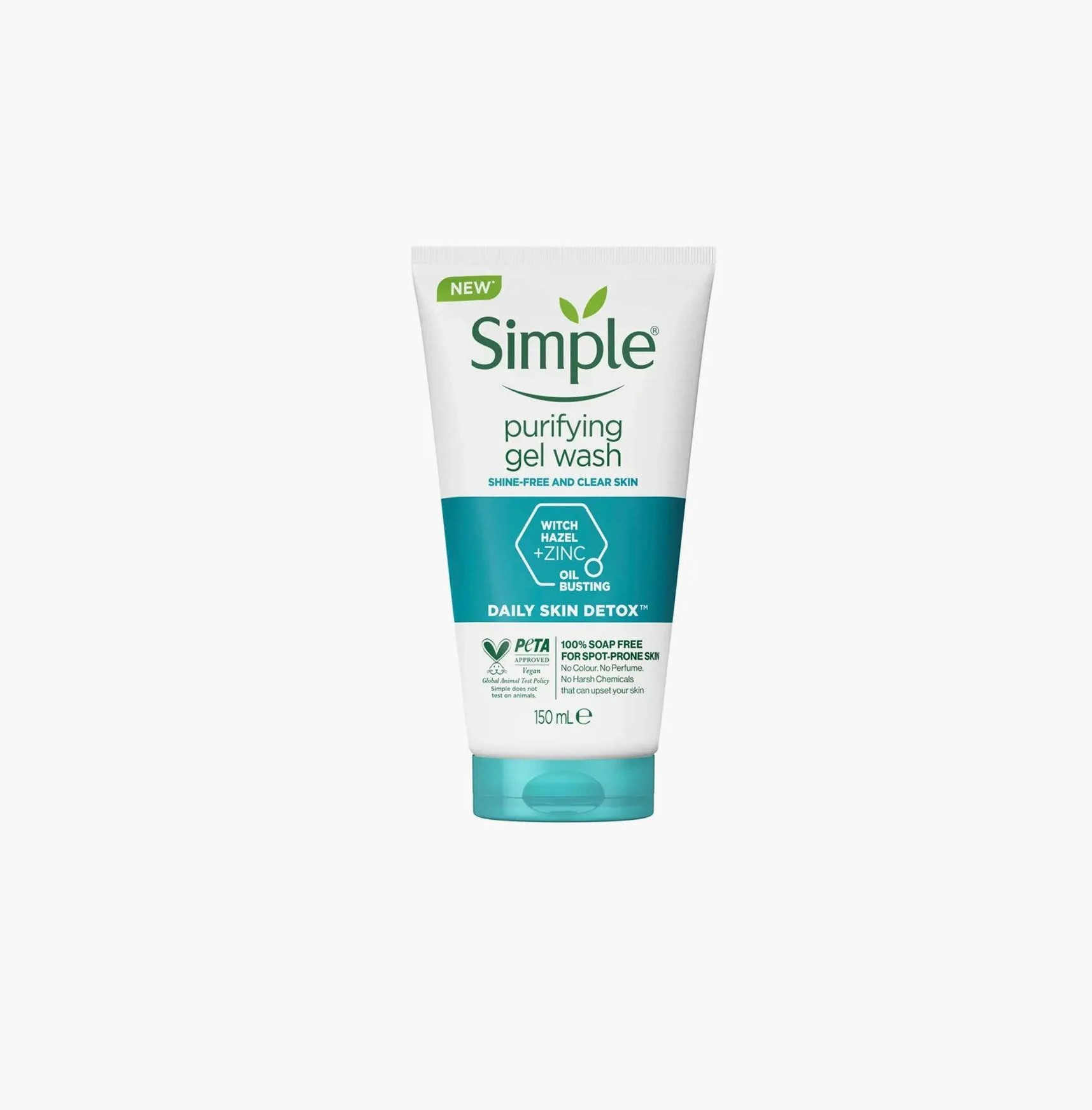 ژل شستشوی صورت پاک‌کننده و کنترل‌کننده چربی سیمپل Purifying Gel Wash –  میلی‌لیتر 150