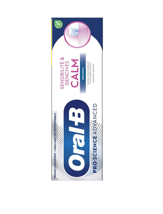 خمیر دندان اورال بی Pro-Science Advanced Sensitivity & Gum Calm Gentle Whitening – میلیلیتر 75