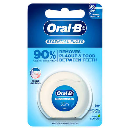 نخ دندان مومدار اورال بی Essential Floss با طعم نعناع