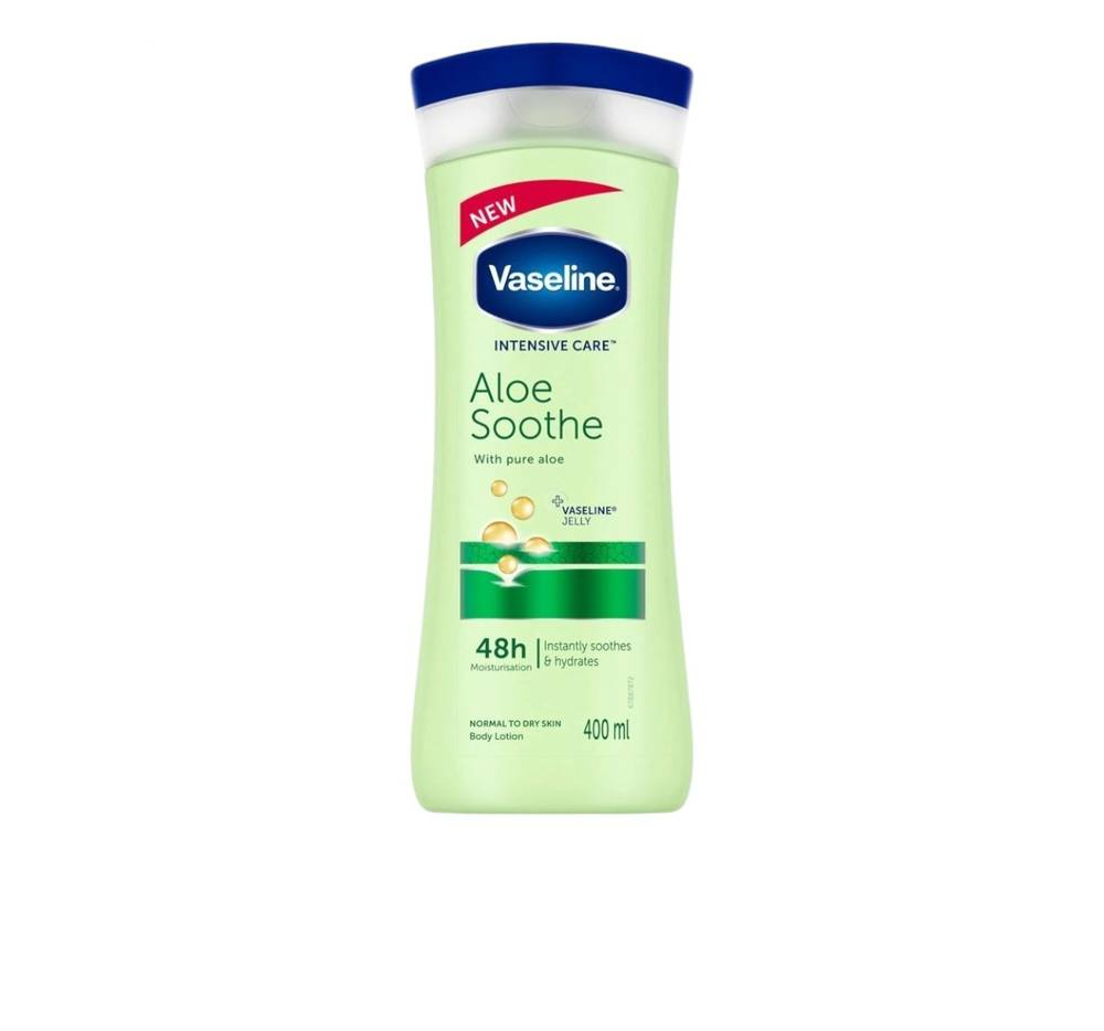 لوسیون بدن وازلین Intensive Care Aloe Soothe –  میلی‌لیتر 400