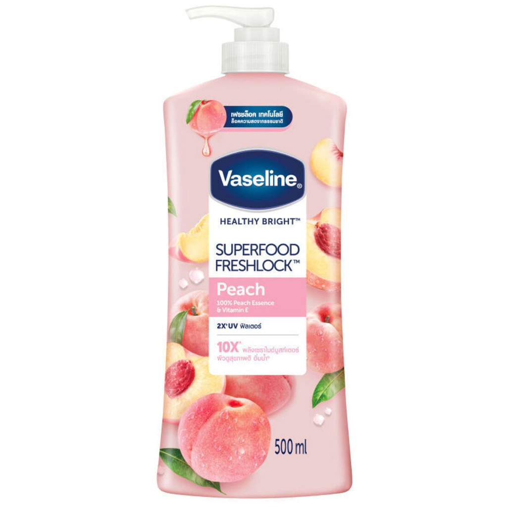 لوسیون بدن وازلین Superfood Freshlock Peach –  میلی‌لیتر 500