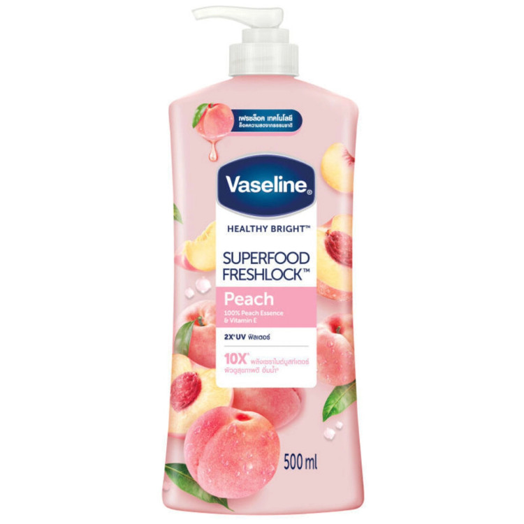 لوسیون بدن وازلین Superfood Freshlock Peach – میلیلیتر 500