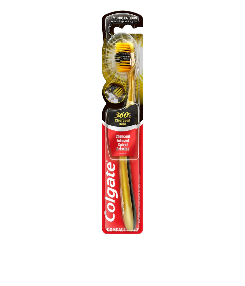 : مسواک Colgate Gold Charcoal