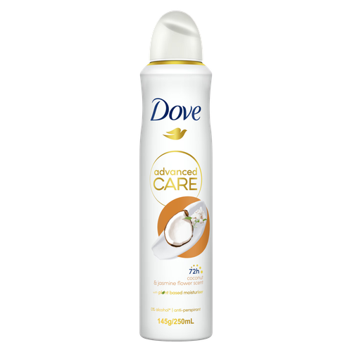 اسپری ضدتعریق Dove 72hr Coconut & Jasmine – میلیلیتر 200