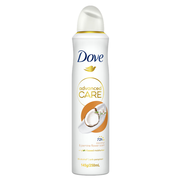 اسپری ضدتعریق Dove 72hr Coconut & Jasmine – میلیلیتر 200