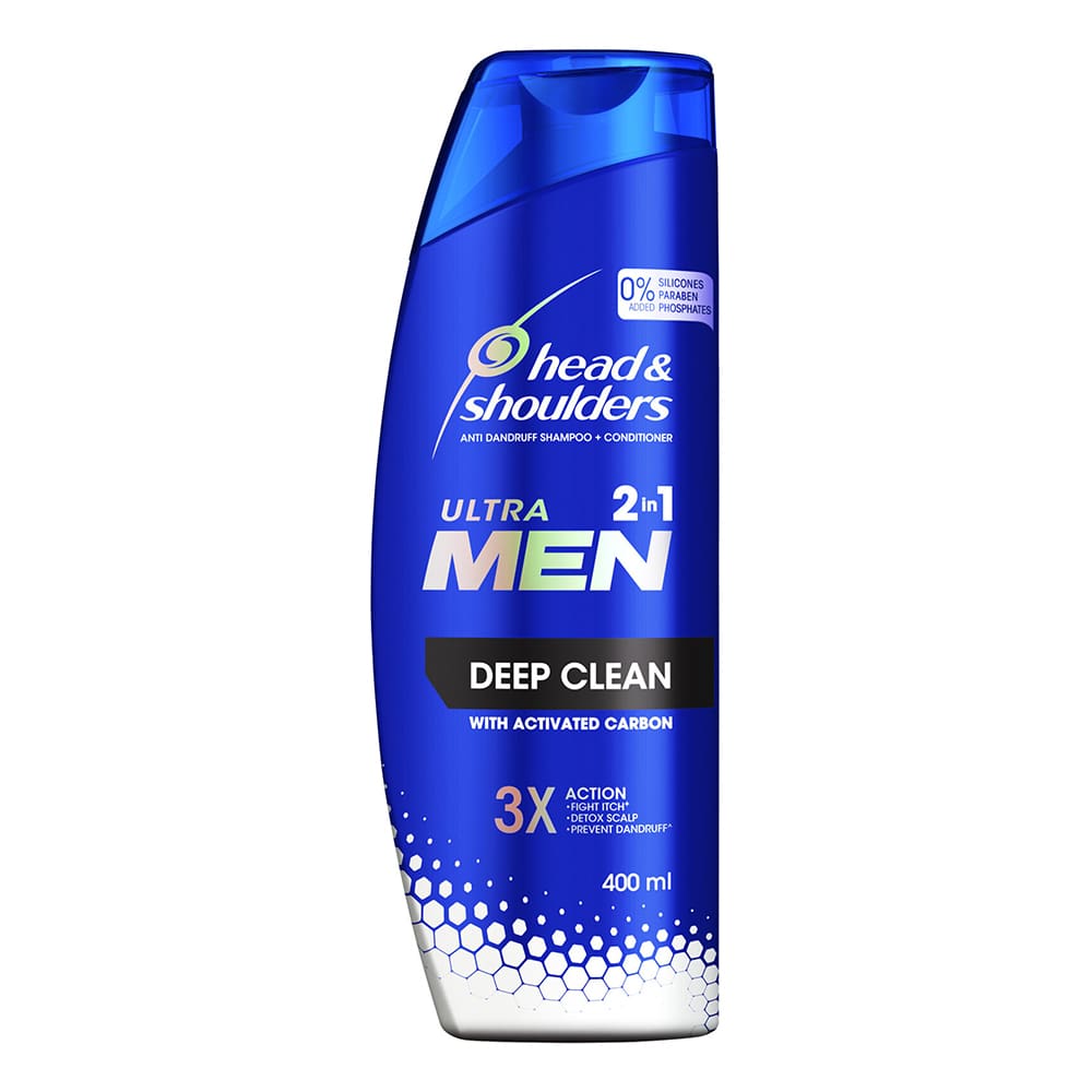 شامپو و نرم‌کننده ضدشوره ۲ در ۱ Head & Shoulders Ultra Men Deep Clean –  میلی‌لیتر 400
