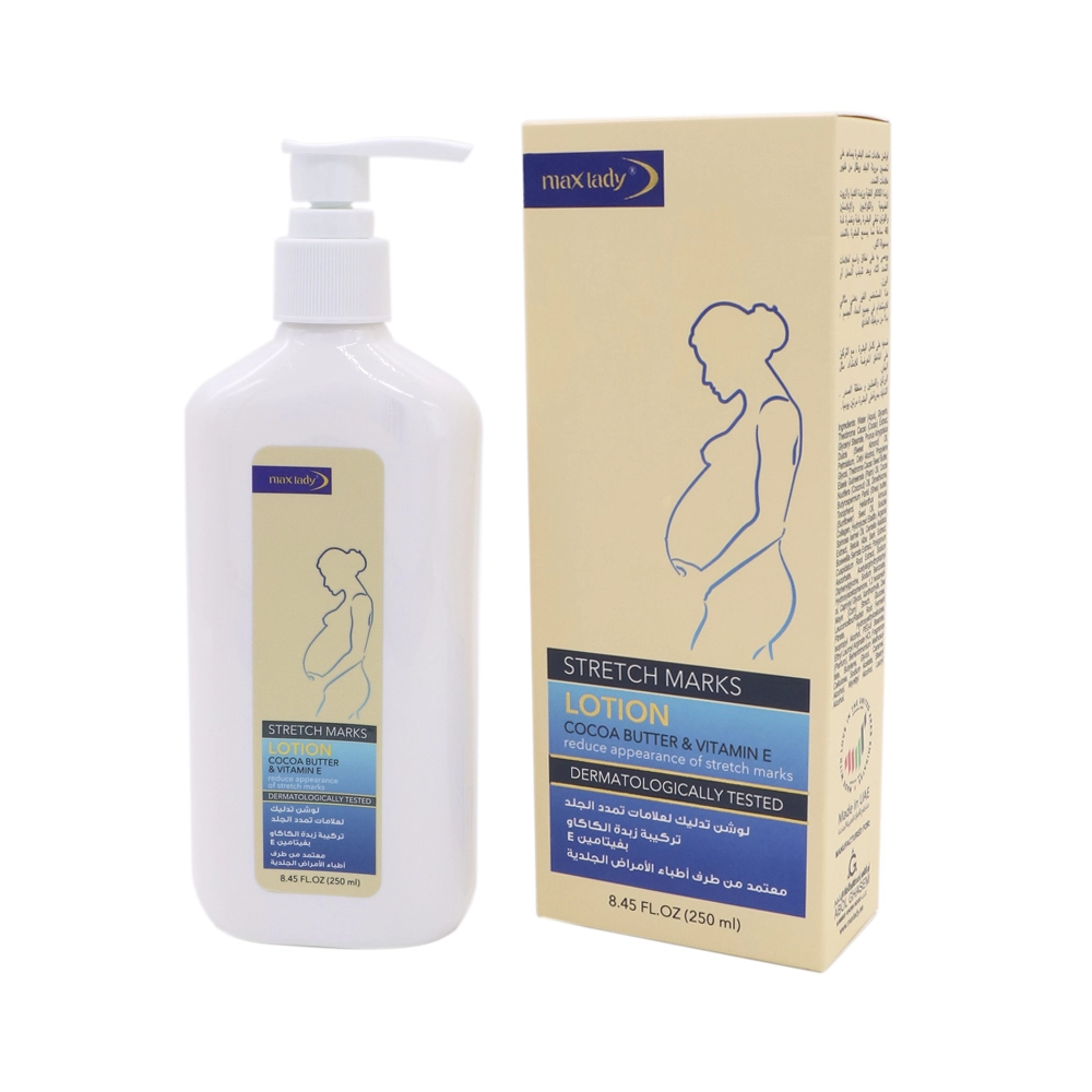 لوسیون ضد ترک پوستی Pink Lady Stretch Marks Lotion حاوی کره کاکائو و ویتامین E –  میلی‌لیتر 250